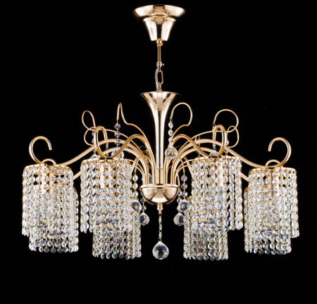 Люстра 8*E14 40Вт Золото IP20 Leona FR1127-PL-08-G Freya