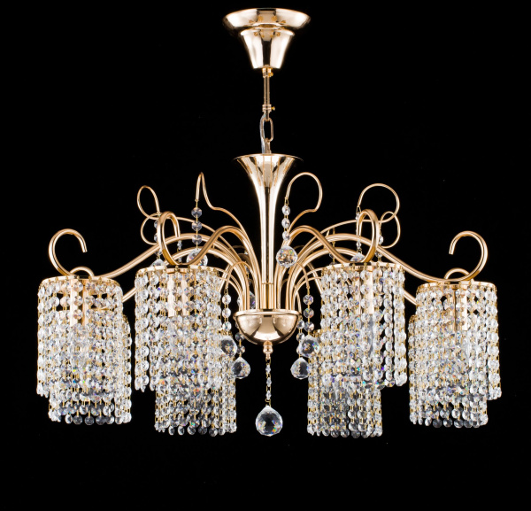 Люстра 8*E14 40Вт Золото IP20 Leona FR1127-PL-08-G Freya