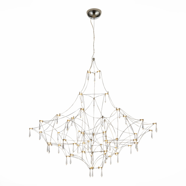 Люстра подвесная Хром, Прозрачный LED 114*0,45Вт 3000К SL797.113.114 ST LUCE