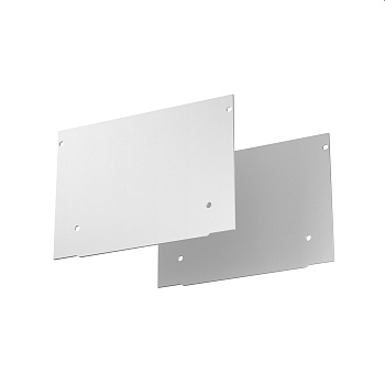 Заглушка декоративная белая - 2шт.+ 8 саморезов для профиля ALM-11681-PL-W-2M Белый (ALM013EC-PL-W) Technical Maytoni