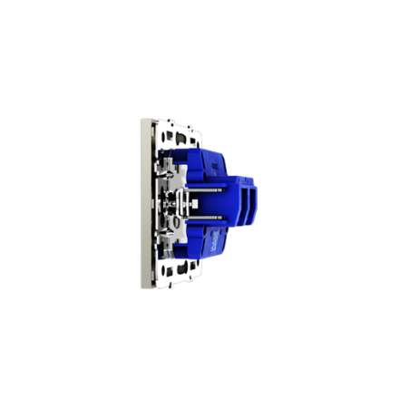 Розетка акустическая встраиваемая Voltum S70 4-местная, (шелк)