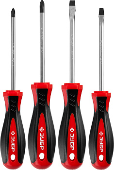 Мастер-4 набор отверток 4 шт ЗУБР