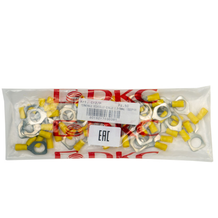 Наконечник с отверстием под винт и изолир.фланцем 2,5-6 кв.мм 12,2 мм (НКИ) DKC