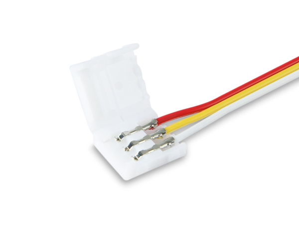 Соединитель гибкий односторонний для светодиодной ленты 5050 12/24V (3 конт.) 150 мм GS7201 (5шт) Ambrella Light Соединитель гибкий односторонний для светодиодной ленты 5050 12/24V (3 конт.) 150 мм GS7201 (5шт) Ambrella Light