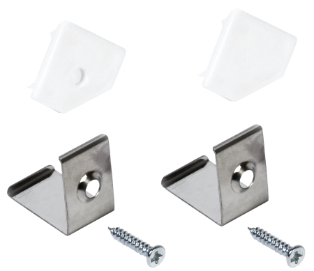 Набор для монтажа накладного треугольного профиля для светодиодной ленты 1919 IEK Набор для монтажа накладного треугольного профиля для светодиодной ленты 1919 IEK