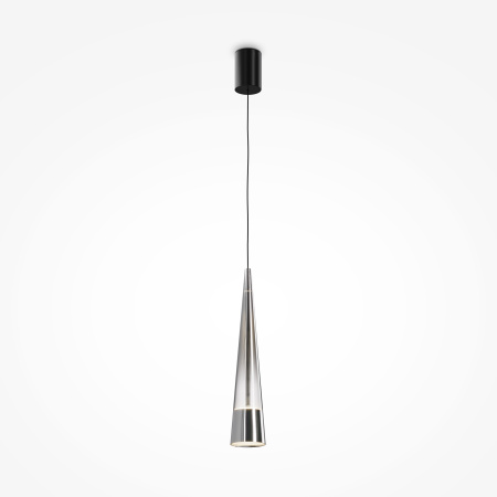 Подвесной светильник 1*LED 12Вт Хром IP20 Sintesi P090PL-L12CH3K Maytoni