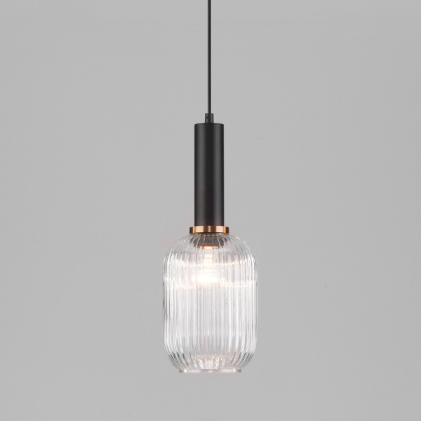 Подвесной светильник 1*E27 40Вт черный IP20 (50181/1 прозрачный) Eurosvet