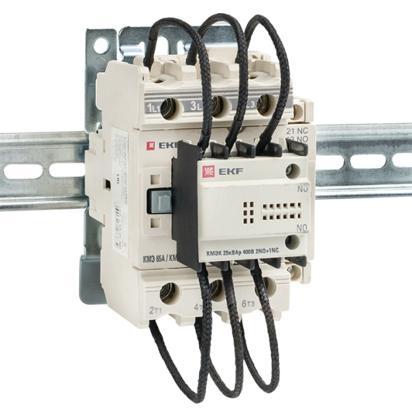 Контактор для конденсатора КМЭК 25квар 400В 2NО+1NC PROxima EKF