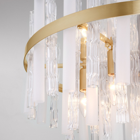 Потолочная люстра умный дом 9*E14 60Вт латунь IP20 Hollis (368/9 Smart латунь) Bogate's