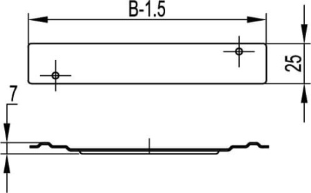 Держатель кабеля TRC 200, цинк-ламельный DKC
