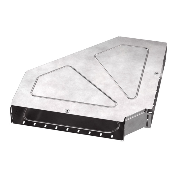 Угол горизонтальный 90 градусов с крышкой Стандарт 500х100 Промрукав