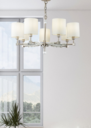 Люстра 7*E14 40Вт Никель IP20 Cube MOD011PL-07N Maytoni