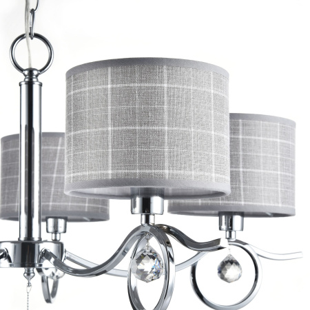 Люстра 5*E14 40Вт Хром IP20 Bertrand FR5906-PL-05-CH Freya