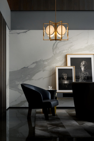 Подвесной светильник 6*E14 40Вт Золото IP20 Marmo MOD099PL-06G Maytoni