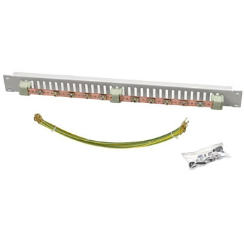 LN-DGR-TPR-1U10-LG Комплект заземления 19", 10 точек 4 провода, сеч.4мм, длина 40см, сер ТРТС LN-DGR-TPR-1U10-LG Комплект заземления 19", 10 точек 4 провода, сеч.4мм, длина 40см, сер ТРТС