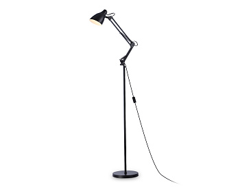 Светильник напольный с выключателем на проводе TR97643 BK черный E27 max 40W D120*1750 Ambrella Light