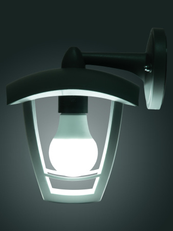 Светильник садово-парковый "СИТИ" НБУ 07-60-002 У1 4-х гранник настенный вниз серый TDM