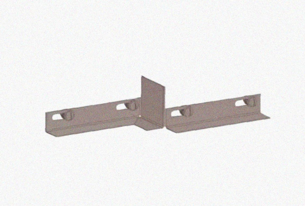 Соединитель-переходник замковый ПУгЛЗ 50х100 УХЛ1 (левый), горячее цинкование, S1,5