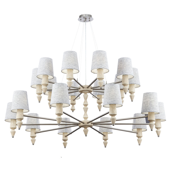 Люстра 20*E14 40Вт Никель IP20 Marseille MOD039PL-20N Maytoni