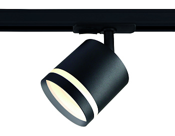 Трековый однофазный светильник со сменной лампой GL5372 BK черный GX53 max 12W Ambrella Light