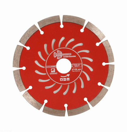 Диск алмазный отрезной 150*22,23 Сегментный серия Grand hot press GUS723 Trio-Diamond