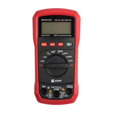 Мультиметр цифровой MS8233E Expert EKF