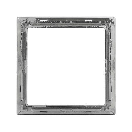 Декоративная вставка для рамок из натуральных материалов Avanti хром, 1 пост (2 мод.) DKC