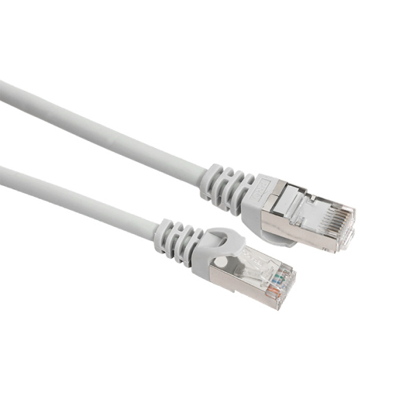 Патч-корд TERACOM PRO Cat,6 экранированный FTP оболочка LSZH серый (2,0м) EKF