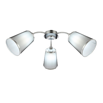 Люстра потолочная Хром/Черный E14 3*40Вт SLE103002-03 EVOLUCE