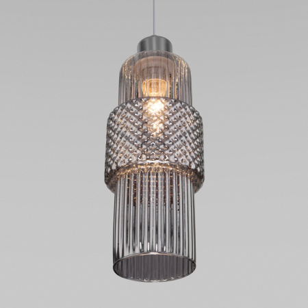 Подвесной светильник с плафоном 1*E27 40Вт хром IP20 (50209/1 хром) Eurosvet