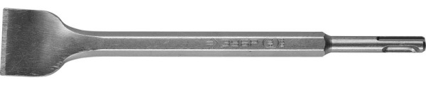 SDS-plus Зубило плоское изогнутое 40 x 250 мм (B) ЗУБР
