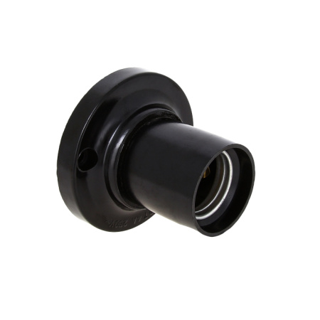 Патрон карболитовый потолочный Е27 черн, прямой PROxima EKF Патрон карболитовый потолочный Е27 черн, прямой PROxima EKF