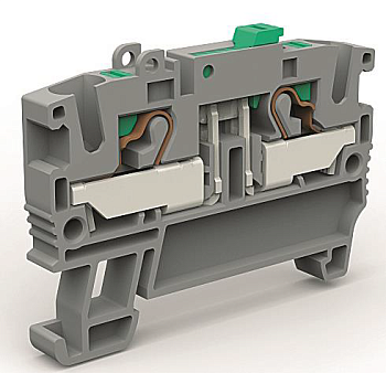 Клемма с размыкателем на 4 кв.мм синяя DKC
