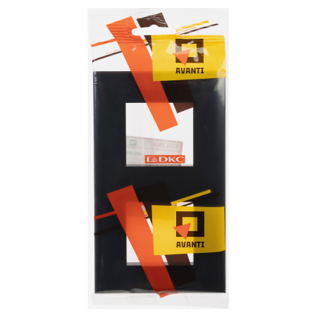 Рамка "Avanti", "Черный квадрат", 2 поста (4 мод.) DKC