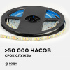 LSE-261 Светодиодная лента 12В, 9,6Вт/м, 840лм/м, 6500К, smd2835, 120д/м, IP65, ширина подложки 8мм, 5м, х/б OGM