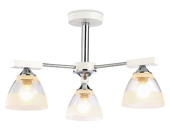 Подвесная люстра TR9091/3 WH/CH белый/хром E27*3 max 40W D570*270 Ambrella Light