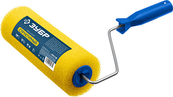 Валик малярный СТРУКТУРНЫЙ, 230 мм, d=80 мм, ручка d=6 мм, ЗУБР