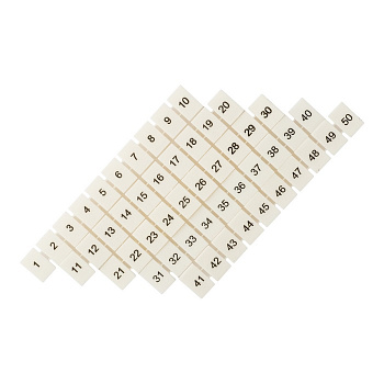 Маркеры для JXB-ST 2,5 с нумерацией 1-50 (100 шт) PROxima EKF