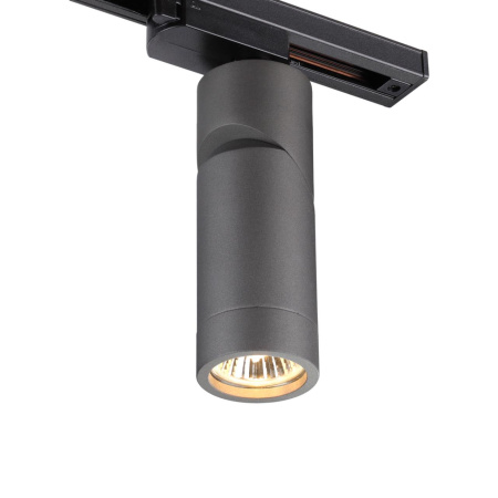 Св-к трековый IP20 GU10 50W 220-240V серебристый черный ELITE NOVOTECH