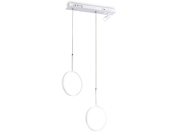 Светильник светодиодный подвесной с пультом FL5272/2+1 WH белый 38W 3000K/4200K/6400K+4200K 500*90*1200 (ПДУ ИК) Ambrella Light