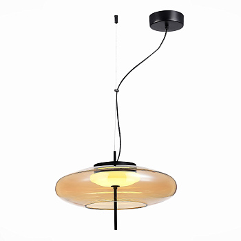 Светильник подвесной Черный/Янтарный LED 1*15Вт 3000К SL6500.413.01 ST LUCE