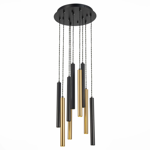 Светильник подвесной Черный LED 1*27Вт 4000К 2 295Lm Ra IP20 D350xH1 500 180-240В ST153.443.27 ST LUCE