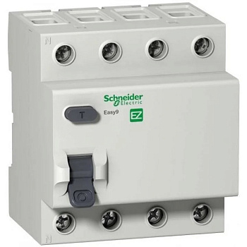 Устройство защитного отключения УЗО 4П 40А С 300мА EASY 9 Schneider Electric