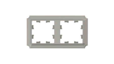 ATLASDESIGN ANTIQUE 2-постовая РАМКА, универсальная, ШАМПАНЬ Schneider Electric