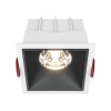Встраиваемый светильник LED 15Вт Бело-черный IP20 Downlight DL043-01-15W3K-D-SQ-WB Technical Maytoni