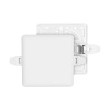 06-113 Панель светодиодная встраиваемая безрамочная FLP, 9Вт (6Вт+3Вт), 230В/50Гц, 770лм, 6500К, IP20, 90х90х21мм, квадрат, 3 режима свечения, регулир