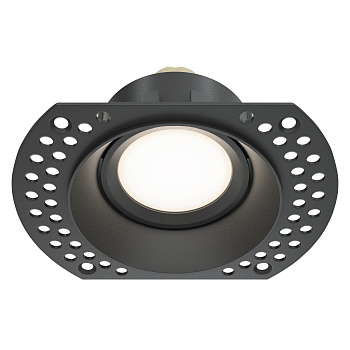Встраиваемый светильник 1*GU10 50Вт Черный IP20 Downlight DL042-01-RD-B Technical Maytoni