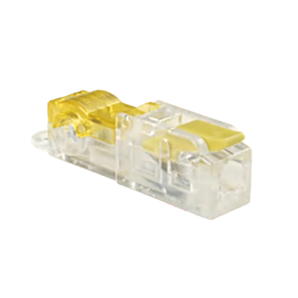 Зажим прокалывающий ответвительный 1,5-2,5 мм² c ответвительной клеммой LD2191 на 1 выход, прозрачный/желтый (упаковка 10 шт) LD503-1-25 STEKKER