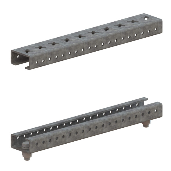 Рейка Al для установки ГСШ, 2000 мм DKC