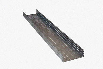 Лоток перфорированный ЛМ 400х65х2000 УТ1,5, оцинкованный лист S2,0